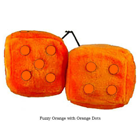 Orange fuzzy dice - .de